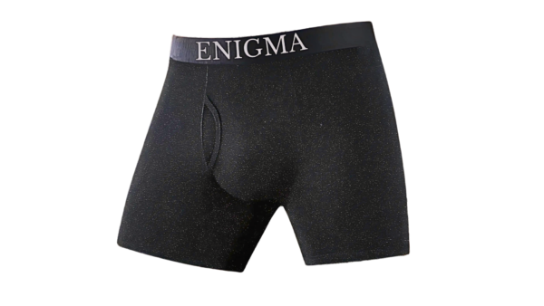 Enigma Premium Men's Smart Fit Boxer Briefs (With Front Fly Opening) (Space Grey)