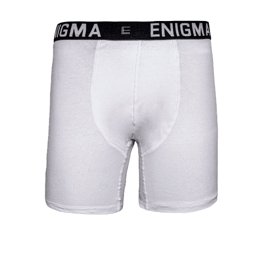 Enigma Premium Men’s Boxer Briefs (Without Front Fly Opening) (White)